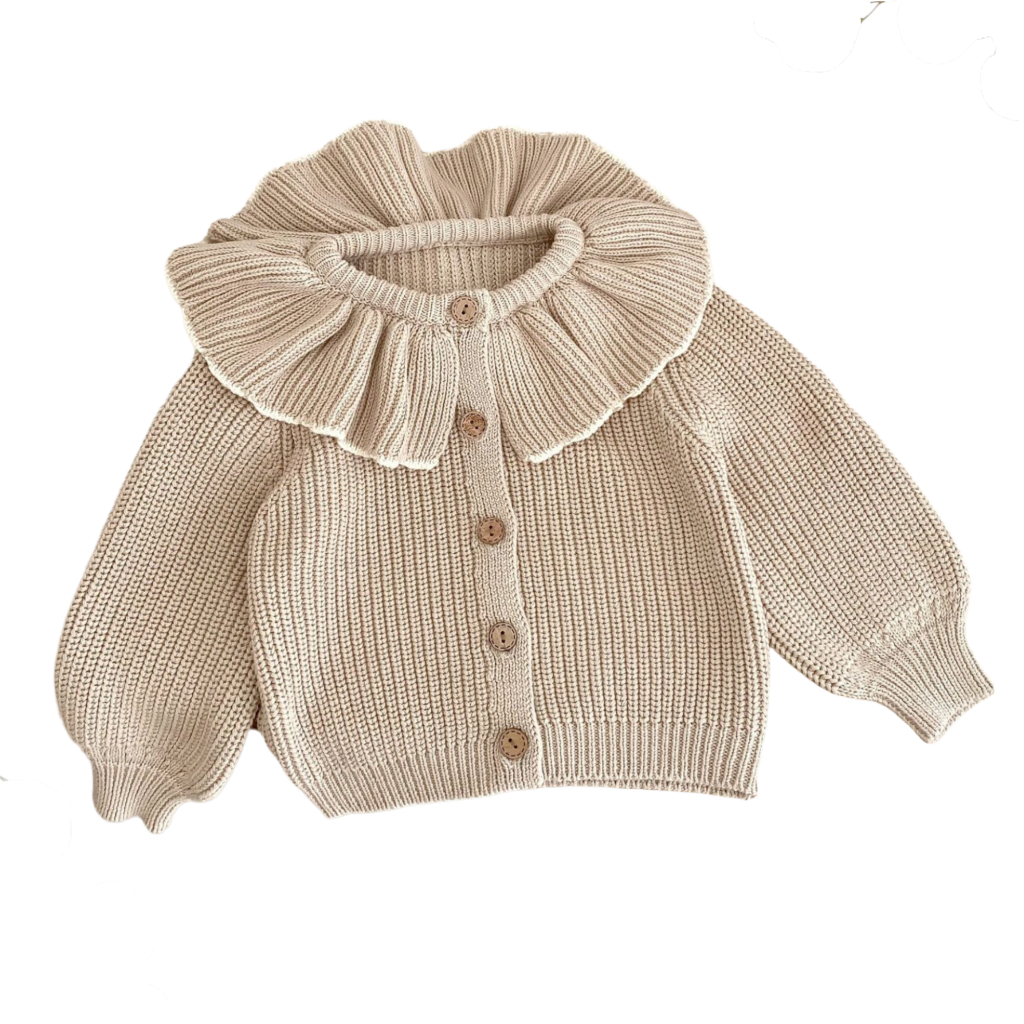 Knit Jacket Arlequin Collar