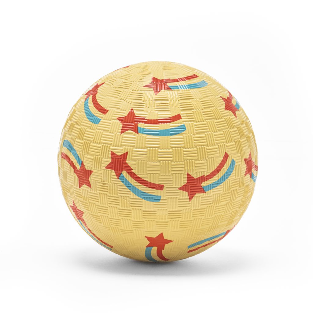 BLSHT005 BALLON ETOILES FILANTES JAUNE 12 CM1