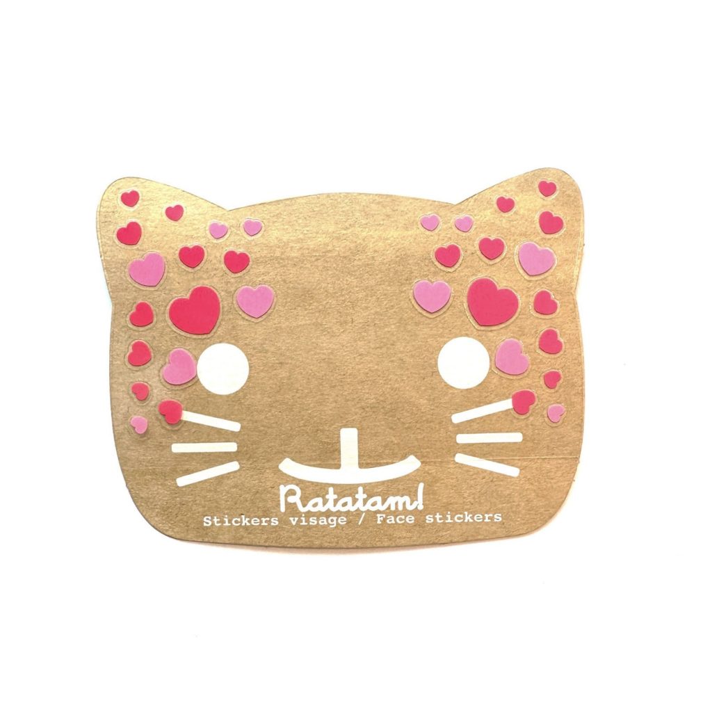 STICKERS VISAGE COEURS